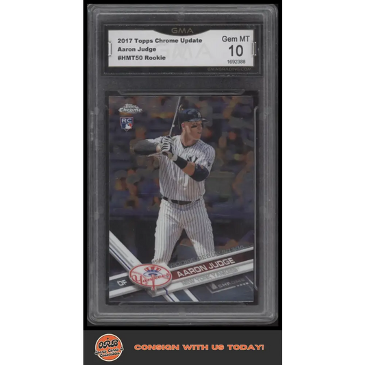 Aaron Judge 2017 Topps Chrome Update #HMT50 GMA 10 - Trading Card