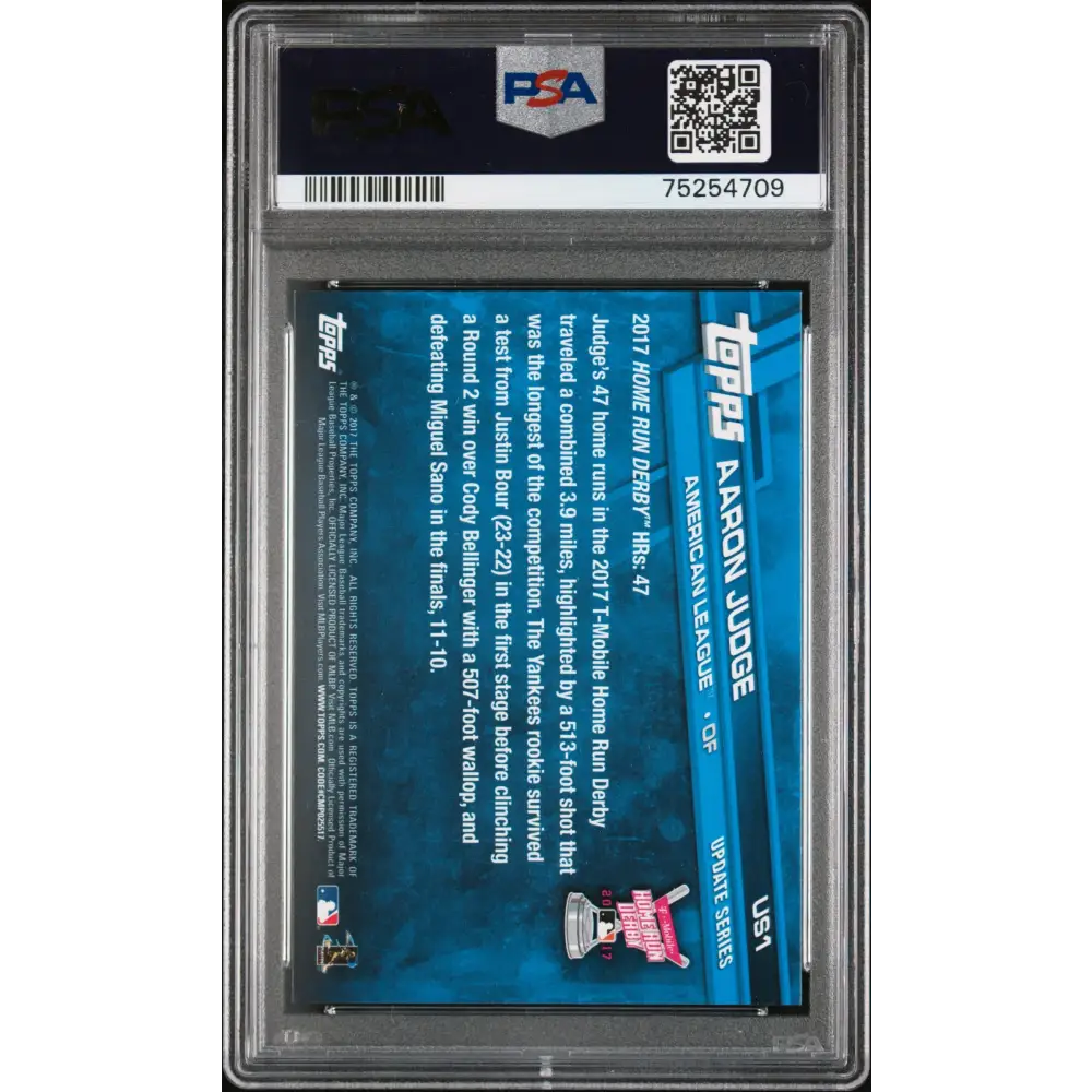 Aaron Judge 2017 Topps Update #US1 PSA 9 - Graded Trading Card