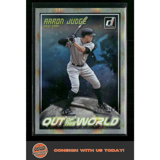 Aaron Judge 2018 Donruss #OW1 Out of This World Crystal - Trading Card