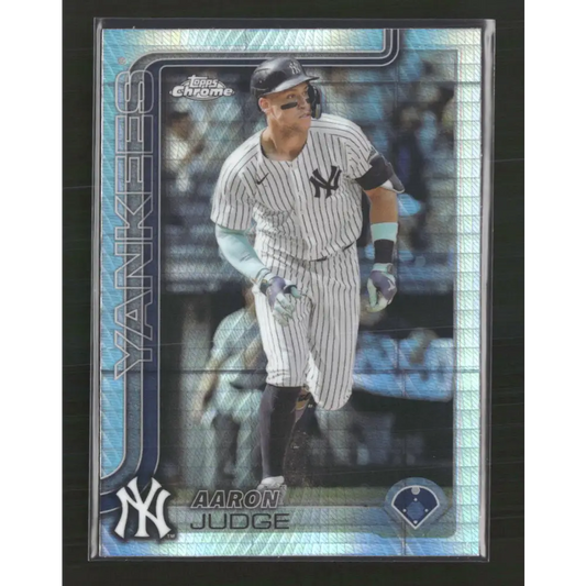 Aaron Judge 2025 Topps Chrome #99 Refractors - Trading Card