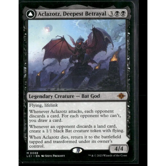 Aclazotz Deepest Betrayal The Lost Caverns of Ixalan #88 - Trading Card