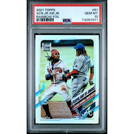 Acn.Jr./Gr.Jr. 2021 Topps #61 Rainbow Foil PSA 10 - Graded Trading Card