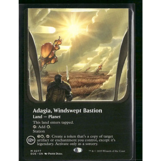 Adagia Windswept Bastion (Borderless) Edge of Eternities #277 - Trading Card