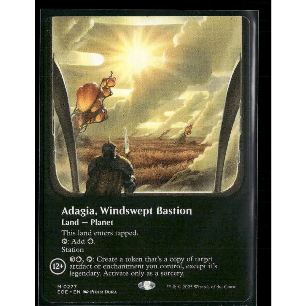Adagia Windswept Bastion (Borderless) Edge of Eternities #277 - Trading Card