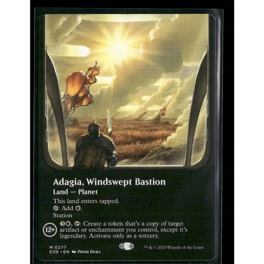 Adagia Windswept Bastion (Borderless) Edge of Eternities #277 - Trading Card