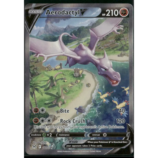 Aerodactyl V (Alternate Full Art) SWSH11: Lost Origin #180/196