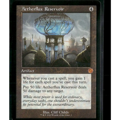Aetherflux Reservoir The Brothers’ War: Retro Frame Artifacts #2 - Trading Card