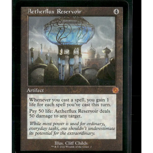 Aetherflux Reservoir The Brothers’ War: Retro Frame Artifacts #2 - Trading Card