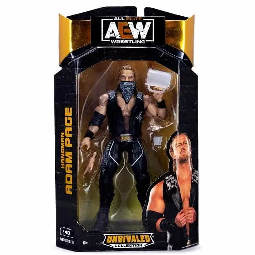 AEW All Elite Wrestling Unrivaled Collection Action Figure - Select Figure(s) - #40 Hangman Adam Page - Action & Toy