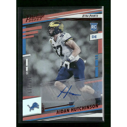 Aidan Hutchinson – 2022 Prestige Xtra Points Auto #158/199 - Trading Card