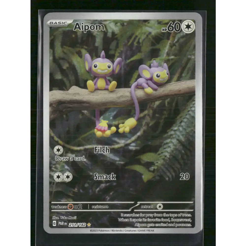 Aipom SV04: Paradox Rift #211/182 - Trading Card