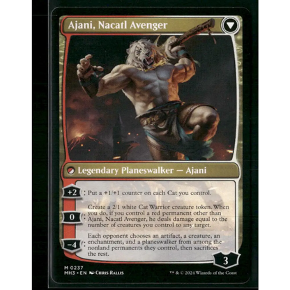 Ajani Nacatl Pariah Modern Horizons 3 #237 - Trading Card