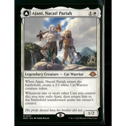 Ajani Nacatl Pariah Modern Horizons 3 #237 - Trading Card