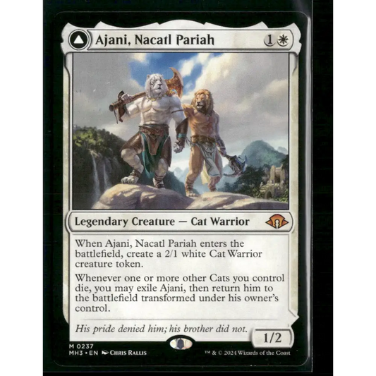 Ajani Nacatl Pariah Modern Horizons 3 #237 - Trading Card