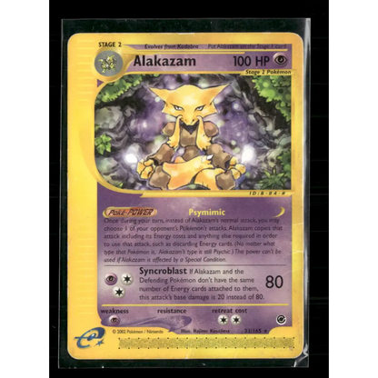 Alakazam (33) Expedition #033/165 - Trading Card