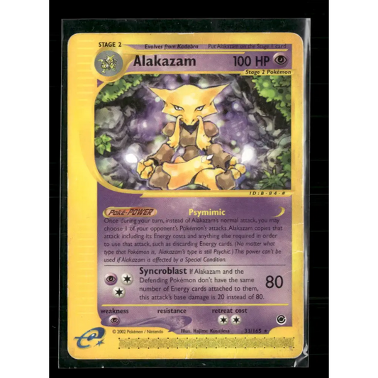 Alakazam (33) Expedition #033/165 - Trading Card