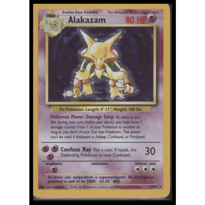 Alakazam Base Set #001/102