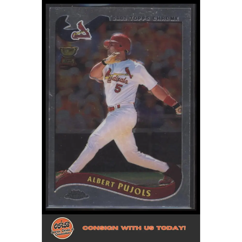 Albert Pujols 2002 Topps Chrome #160 - Trading Card