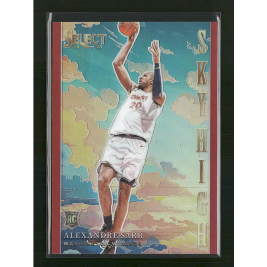 Alexandre Sarr 2024-25 Panini Select #1 Sky High Red Prizms #/99 - Trading Card