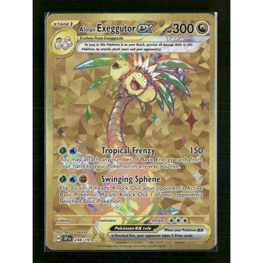 Alolan Exeggutor ex SV08: Surging Sparks #248/191 - Trading Card