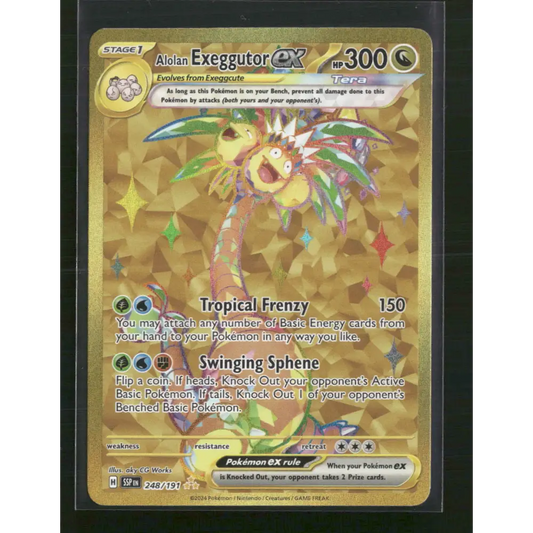 Alolan Exeggutor ex SV08: Surging Sparks #248/191 - Trading Card