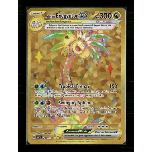 Alolan Exeggutor ex SV08: Surging Sparks #248/191 - Trading Card