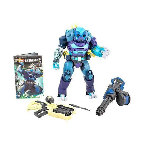 Alter Nation - Sabotage - 6.5 Inch Action Figure (With Free Comic Book) - Toys & Games