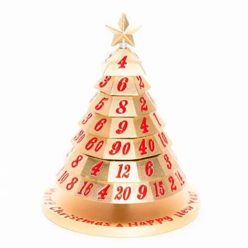 Aluminum Christmas Tree 7 Dice Set - Choose a color - Gold - Action Figure