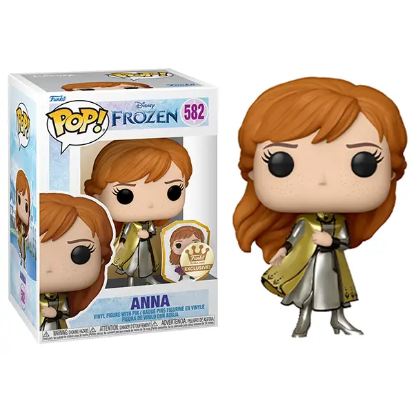 Anna w/ Pin (Gold Frozen 2) 582 - Funko Shop Exclusive