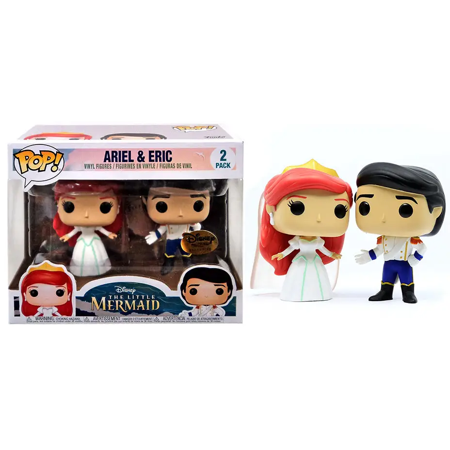 Ariel & Eric (The Little Mermaid) 2-pk - Disney Treasures Exclusive