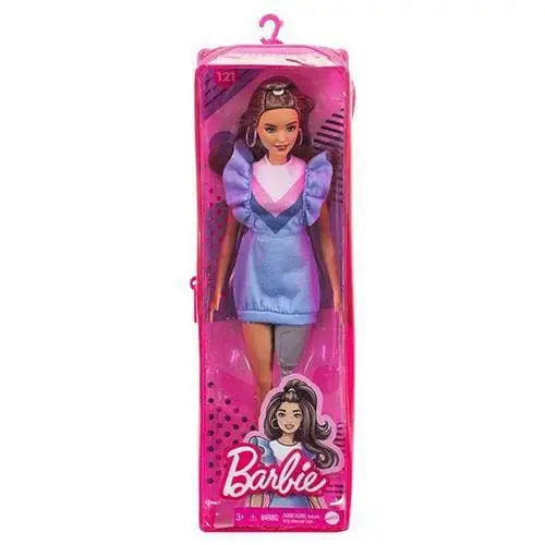 Barbie Fashionista - Select Figure(s) - #121 Brunette with Prosthetic Leg, Sweater Dress - Action Figure