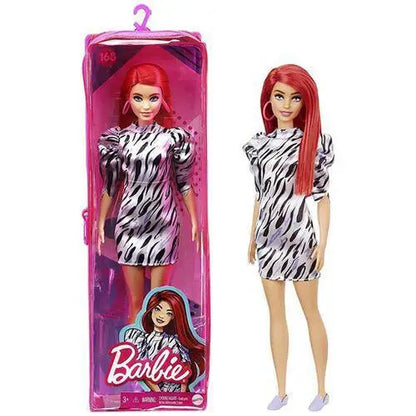Barbie Fashionista - Select Figure(s) - #168 Red Hair & Dress - Action Figure