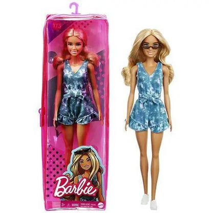 Barbie Fashionista - Select Figure(s) - #173 Tie-dye Shorts Romper - Action Figure