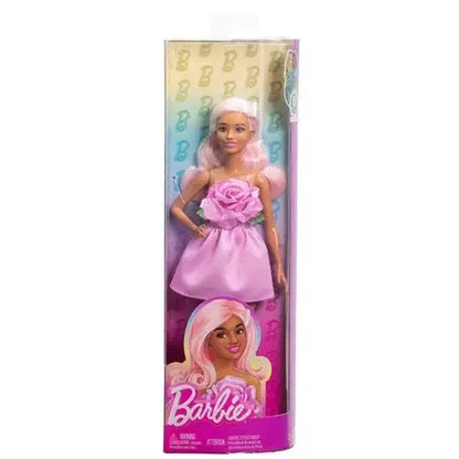 Barbie Fashionista - Select Figure(s) - #238 Barbie (Pink Hair, Strapless Dress) - Action Figure