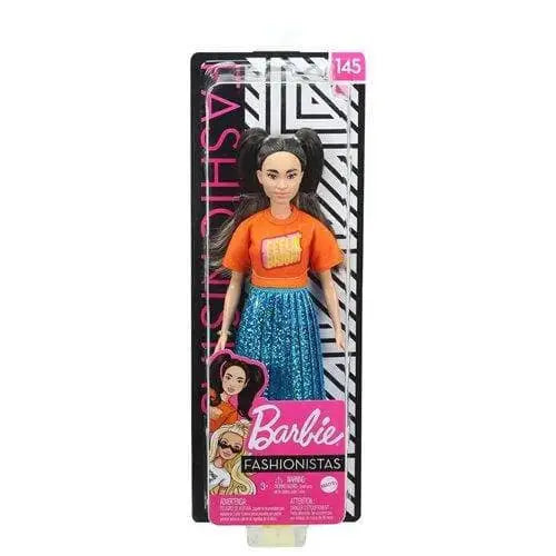 Barbie Fashionista - Select Figure(s) - Doll #145 with Long Brunette Pigtails - Action Figure