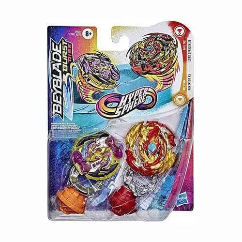 Beyblade Burst Rise Hyper Sphere Dual Packs - Choose your Beyblade - Roktavor R5 & Lord Spryzen S5 - Action & Toy