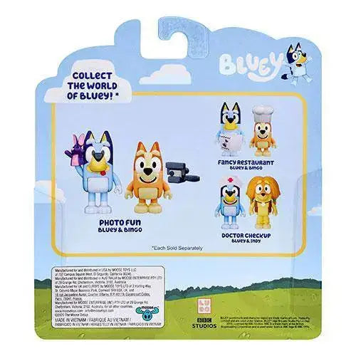 Bluey 2 Pack Figures - Select Figure(s) - Action & Toy Figures