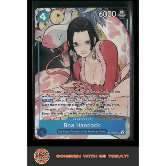 Boa Hancock (Illustration Box Vol.1) One Piece Promotion Cards #ST17-004 - Trading Card