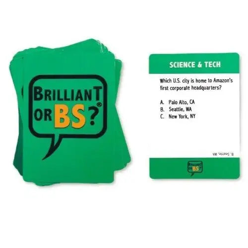Brilliant or BS? Trivia Party Game - Action Figure