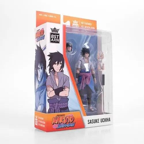 BST AXN Naruto: Shippuden 5-Inch Action Figure - Select Figure(s) - Sasuke Uchiha - Toys & Games