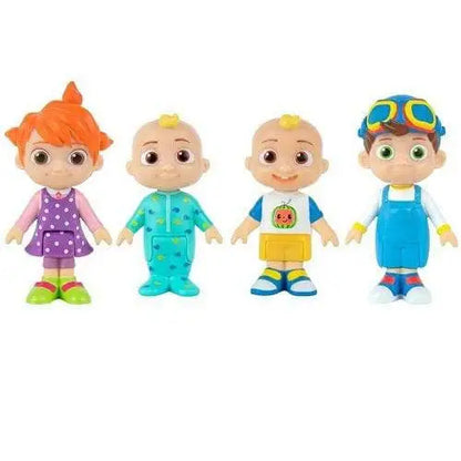 Cocomelon 4 Figure Family Pack Set - Action & Toy Figures