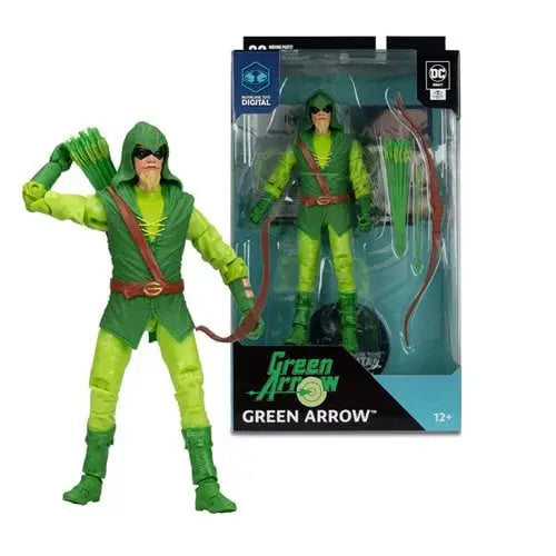 DC Direct 7-Inch Scale Wave 2 Action Figure with McFarlane Toys Digital Collectible - Select Figure(s) - Green Arrow