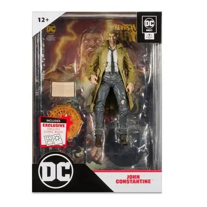 DC Direct Page Punchers 3-Inch Scale Action Figure with Comic Book - Select Figure(s) - John Constantine - Toys & Games