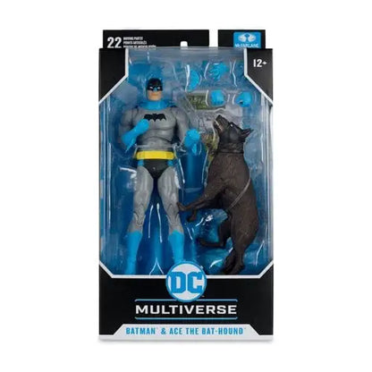DC Multiverse Batman 7-Inch Scale Action Figure - Select Figure(s) - Batman & Ace the Bat-Hound Silver Age - Action &
