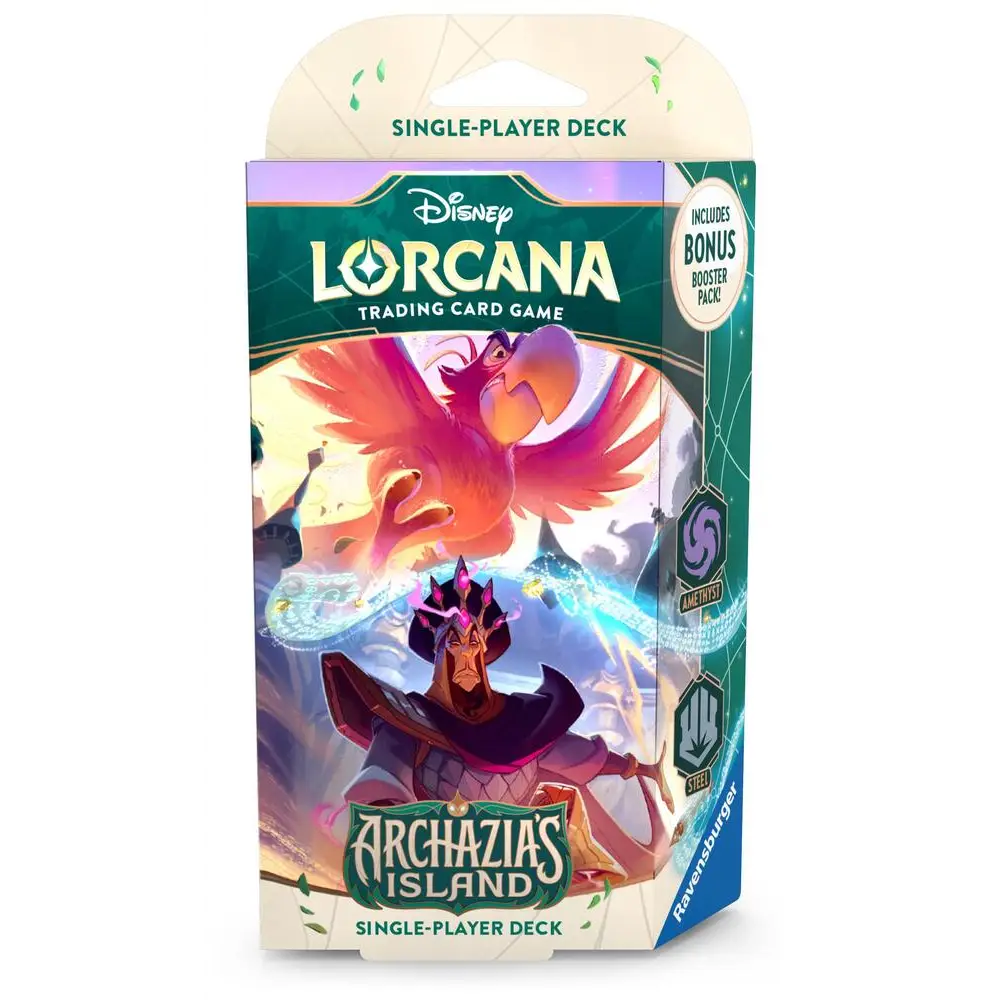 Disney Lorcana: Archazia’s Island Starter Deck (Amethyst & Steel)