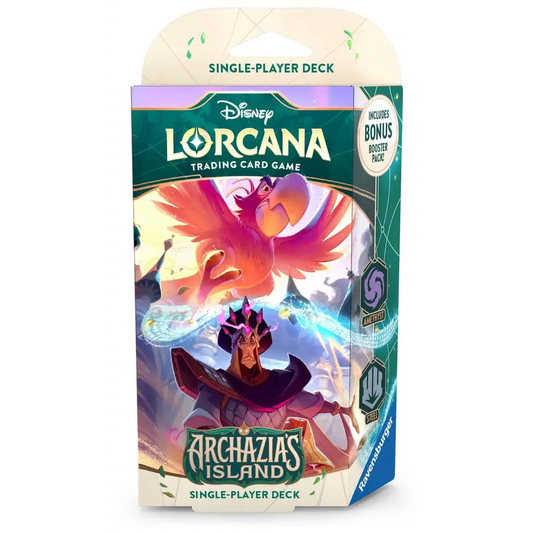 Disney Lorcana: Archazia’s Island Starter Deck (Amethyst & Steel)