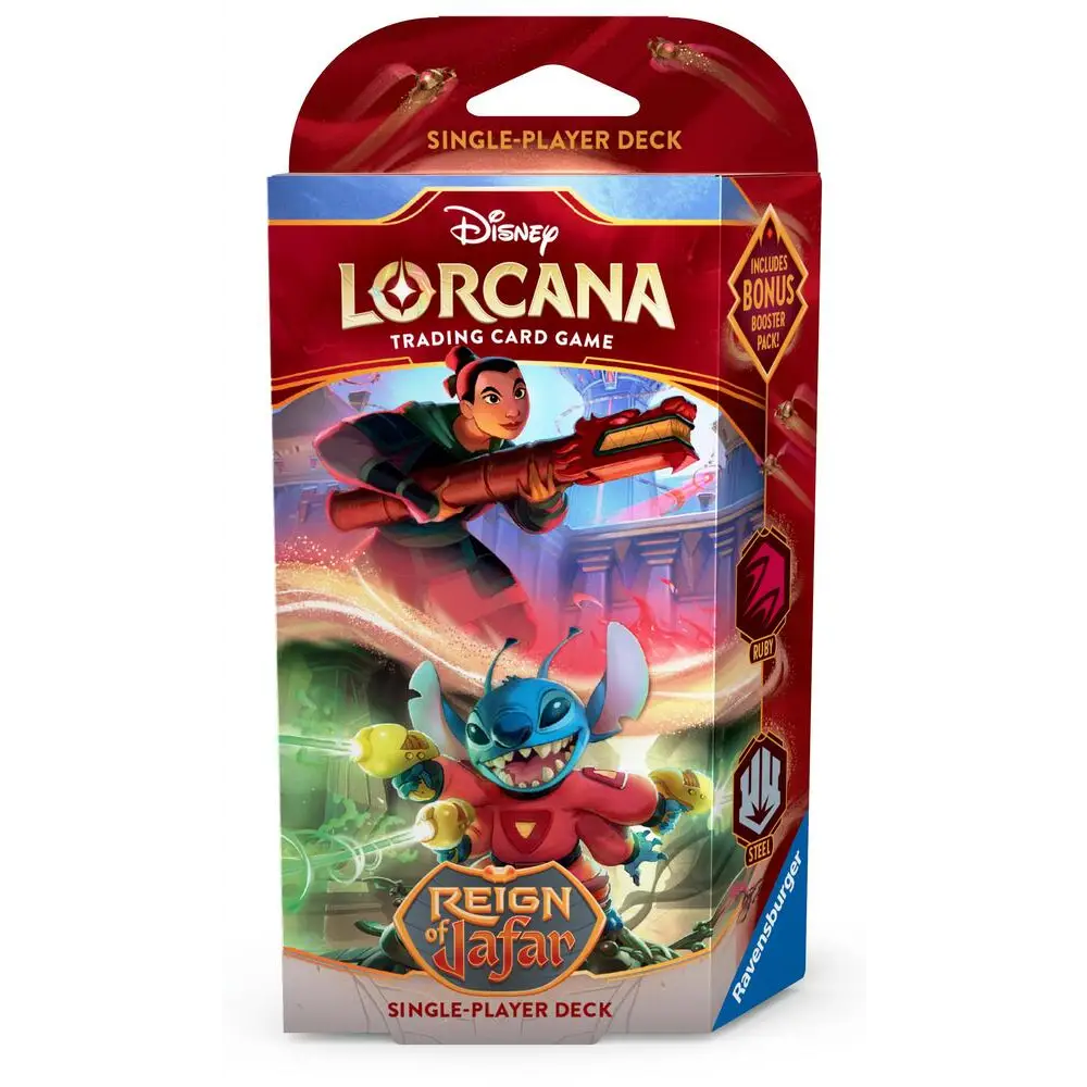 Disney Lorcana: Reign of Jafar Starter Deck (Ruby & Steel)