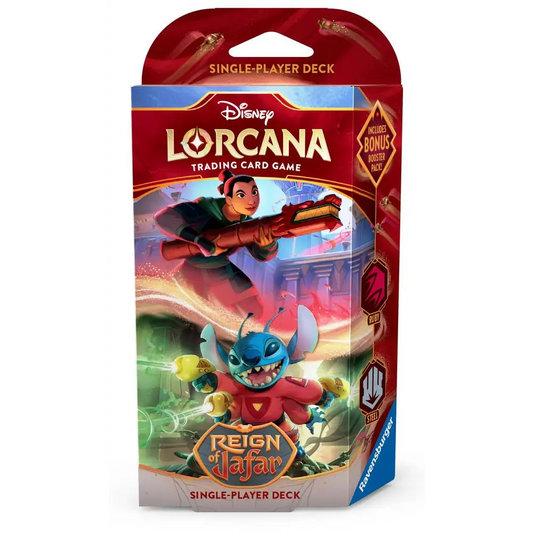 Disney Lorcana: Reign of Jafar Starter Deck (Ruby & Steel)