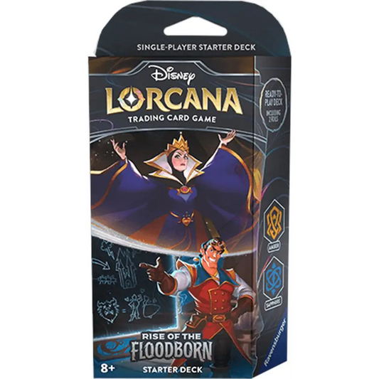 Disney Lorcana: Rise of the Floodborn Starter Deck (Amber & Sapphire)