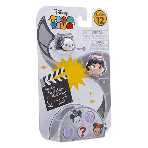 Disney Tsum Tsum 3-Pack Mini-Figures Wave 12 - Select Figure(s) - Figaro & Snow White - Toys & Games